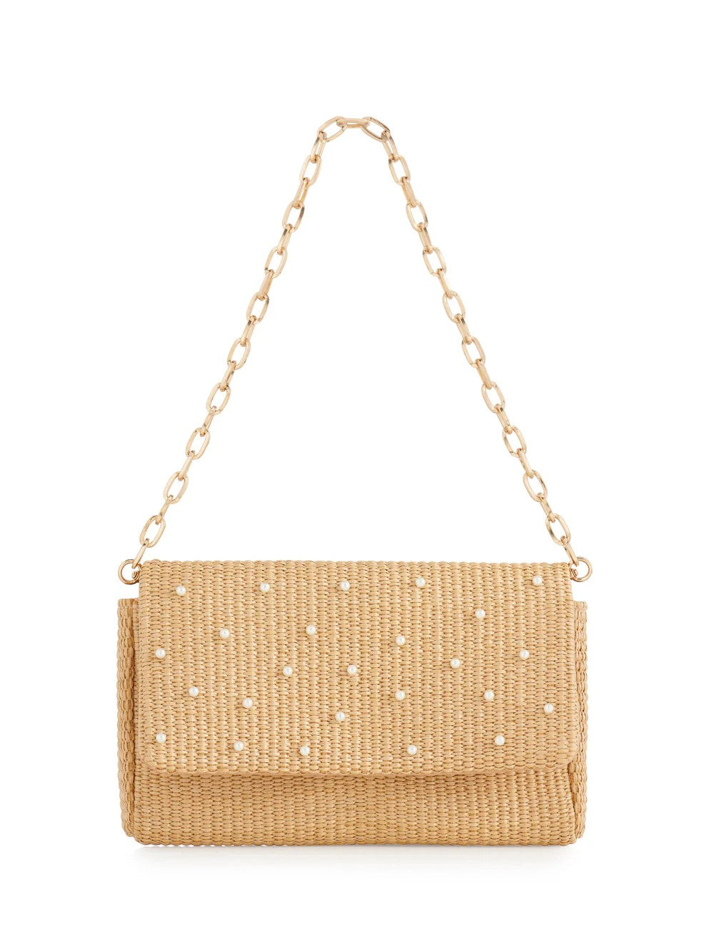 SHIRALEAH RAFFAELLA PEARL SHOULDER BAG