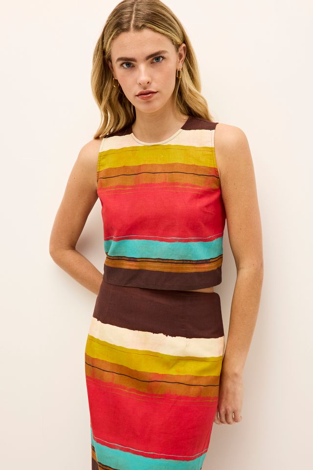 MARIE OLIVER FALLON TOP