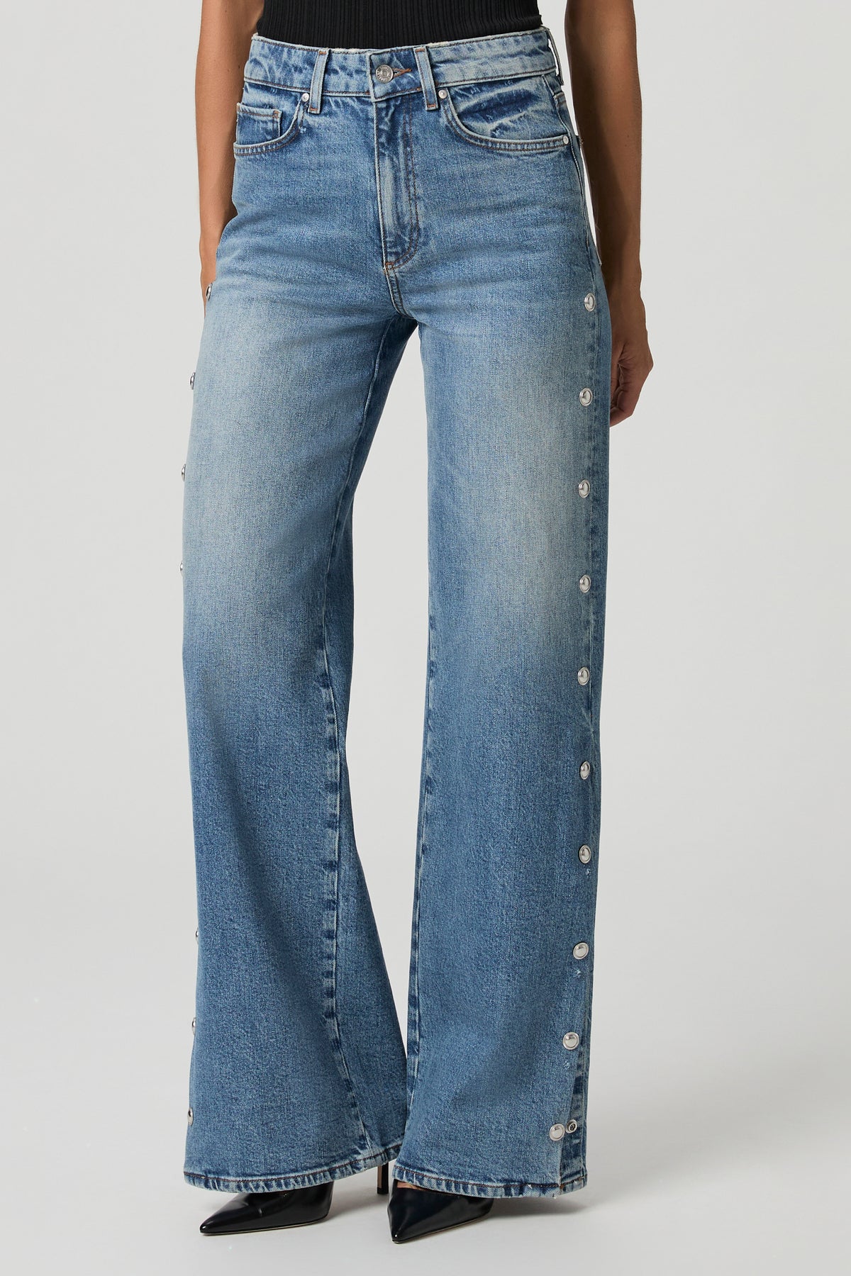 PAIGE SASHA 34" W SIDE SEAM SNAPS