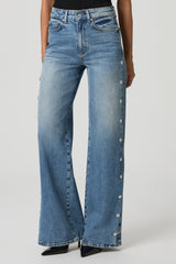 PAIGE SASHA 34" W SIDE SEAM SNAPS