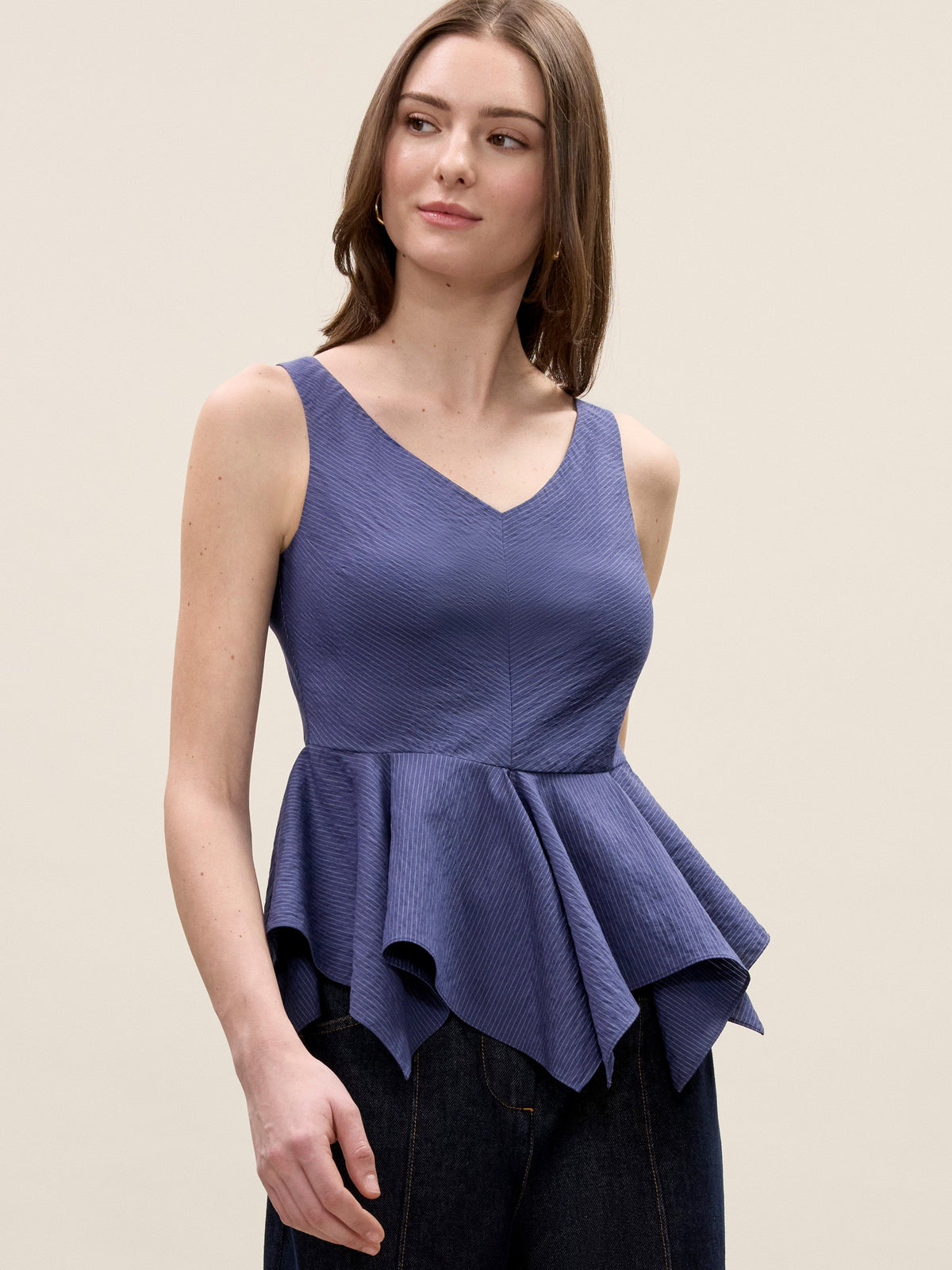 REBECCA TAYLOR ALLEGRA SLEEVELESS TOP