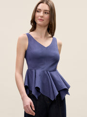 REBECCA TAYLOR ALLEGRA SLEEVELESS TOP