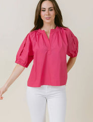 LAROQUE HENLEY BLOUSE