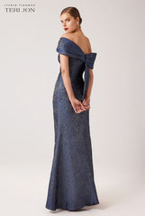 TERI JON BOW BACK GOWN