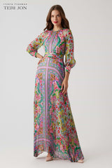 TERI JON PATCHWORK PRINTED CHI