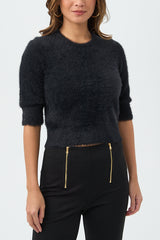 TRINA TURK MALIAH FUZZY SWEATER