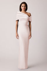 TERI JON WRAP AROUND GOWN