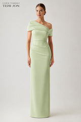 TERI JON WRAP AROUND GOWN