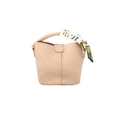 BC BAGS LEATHER MINI BUCKET TOTE