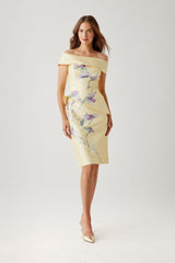 TERI JON STRAPLESS ASYM PEPLUM COCKTAIL DRESS