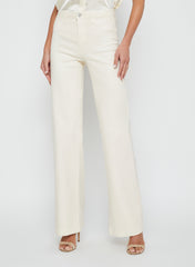 L'AGENCE CLAYTON COATED H/R WIDE LEG