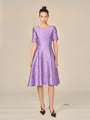 BIGIO NET A-LINE DRESS