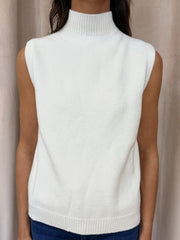 MILIO MILANO ITALIAN KNIT SLEEVELESS TOP