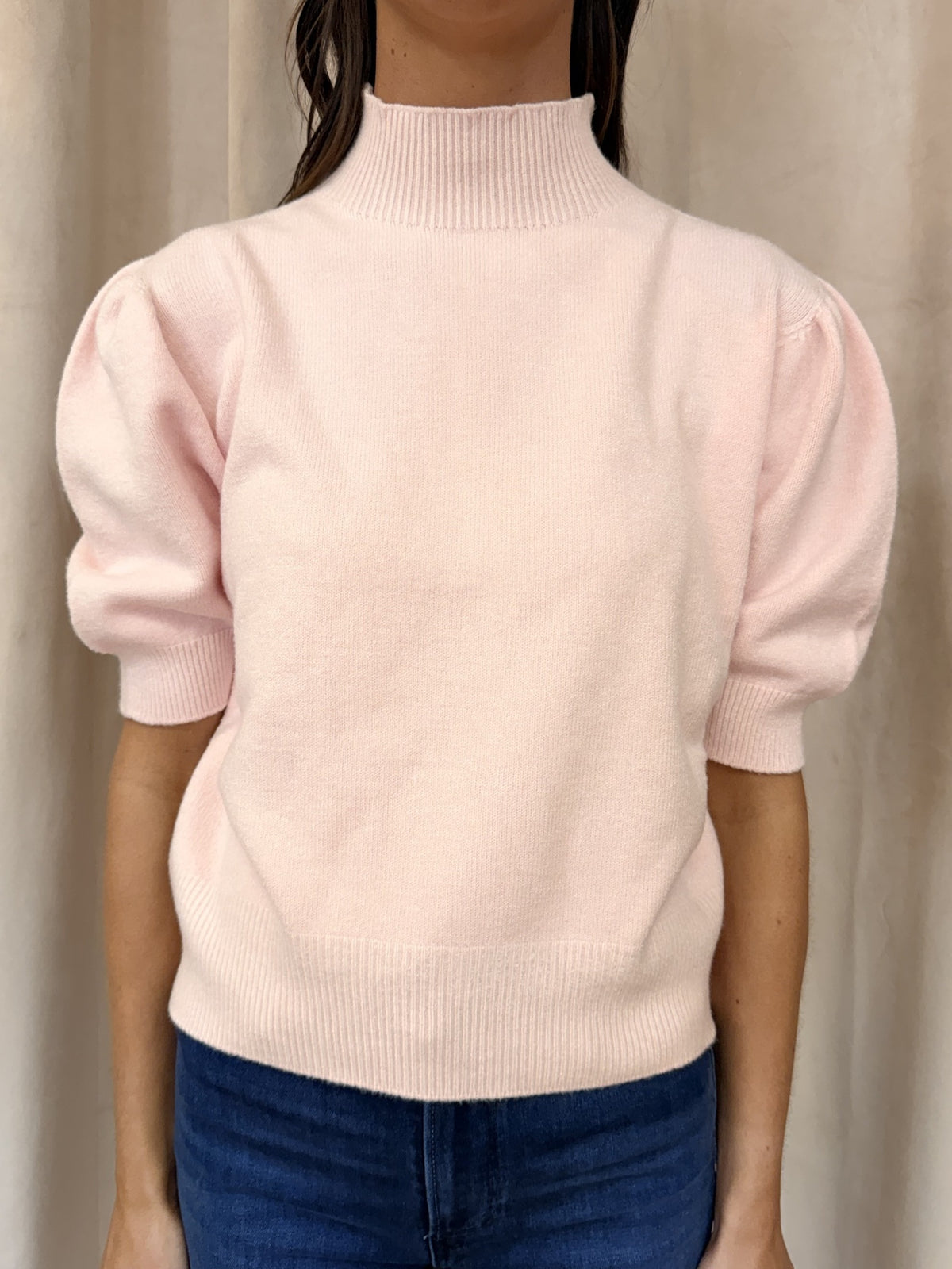 MILIO MILANO MOCK NECK TOP