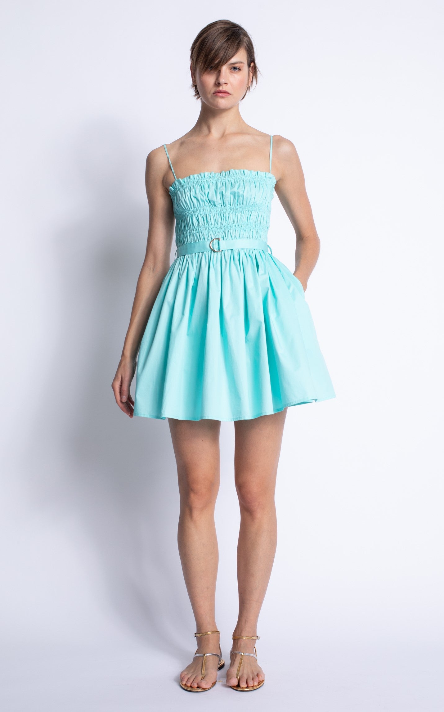 KARINA GRIMALDI PANAMA MINI DRESS