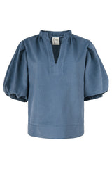 FINLEY MARICE CORDUROY POPOVER TOP