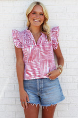 FINELY REMY RUFFLE TOP