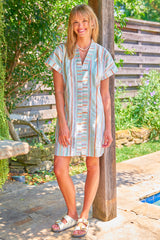 FINLEY TAO DRESS HARBOUR ISLE STRIPE