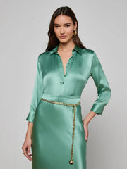 L'AGENCE DANI 3/4 SLEEVE BLOUSE