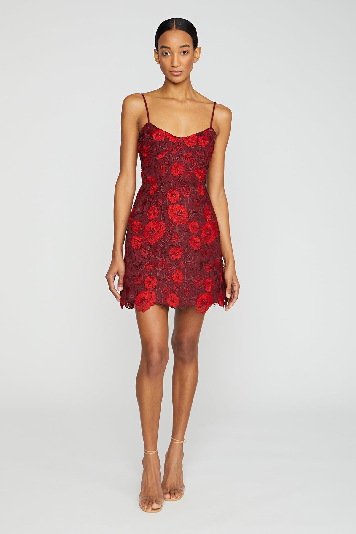 MONIQUE LHUILLIER ARIELLE SLVLESS SHORT DRESS