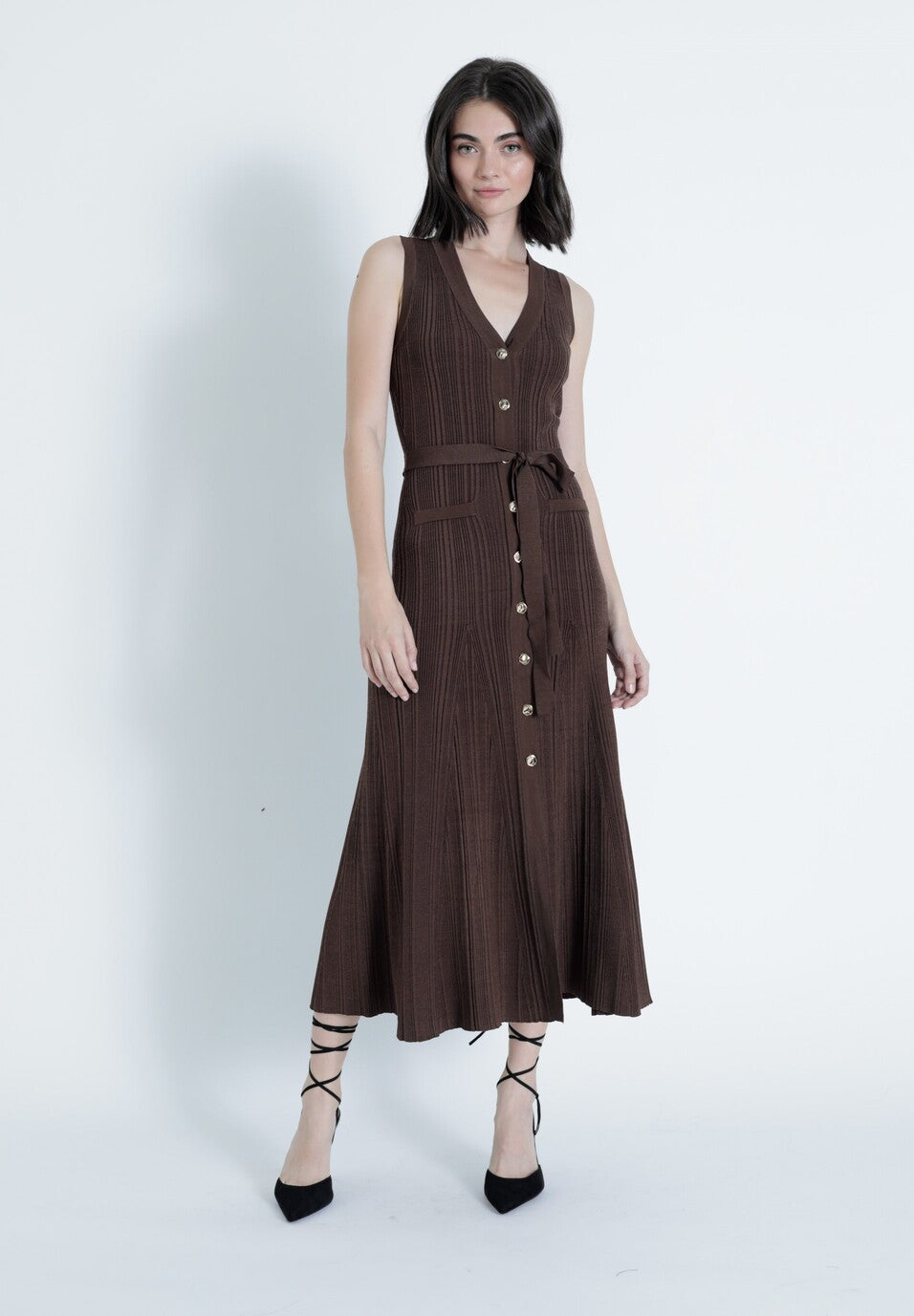 KARINA GRIMALDI VALERIA KNIT MAXI DRESS