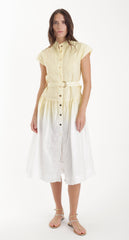 KARINA GRIMALDI ZELLE OMBRE DRESS