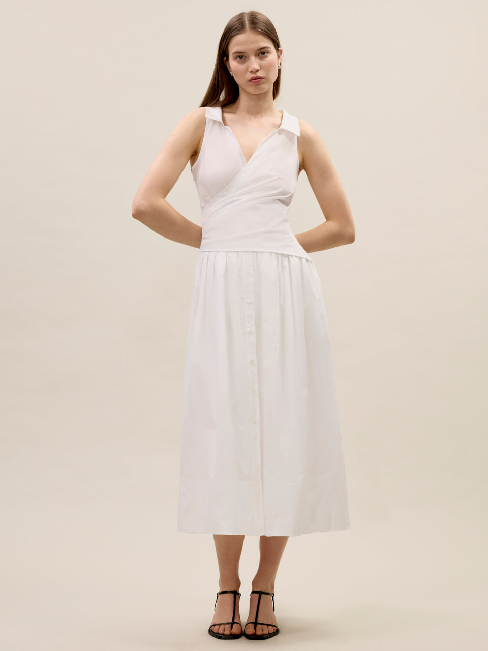 REBECCA TAYLOR ISLA POPLIN DRESS
