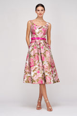 KAY UNGER MIRIAM MIDI DRESS