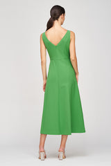 KAY UNGER AMARI TEA LENGTH DRESS