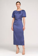 KAY UNGER CHIARA TEA LENGTH DRESS