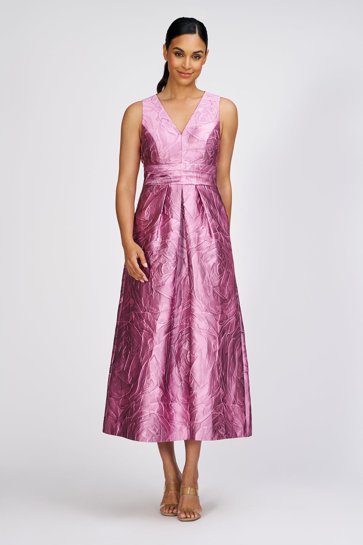 KAY UNGER ODETTA TEA LENGTH DR