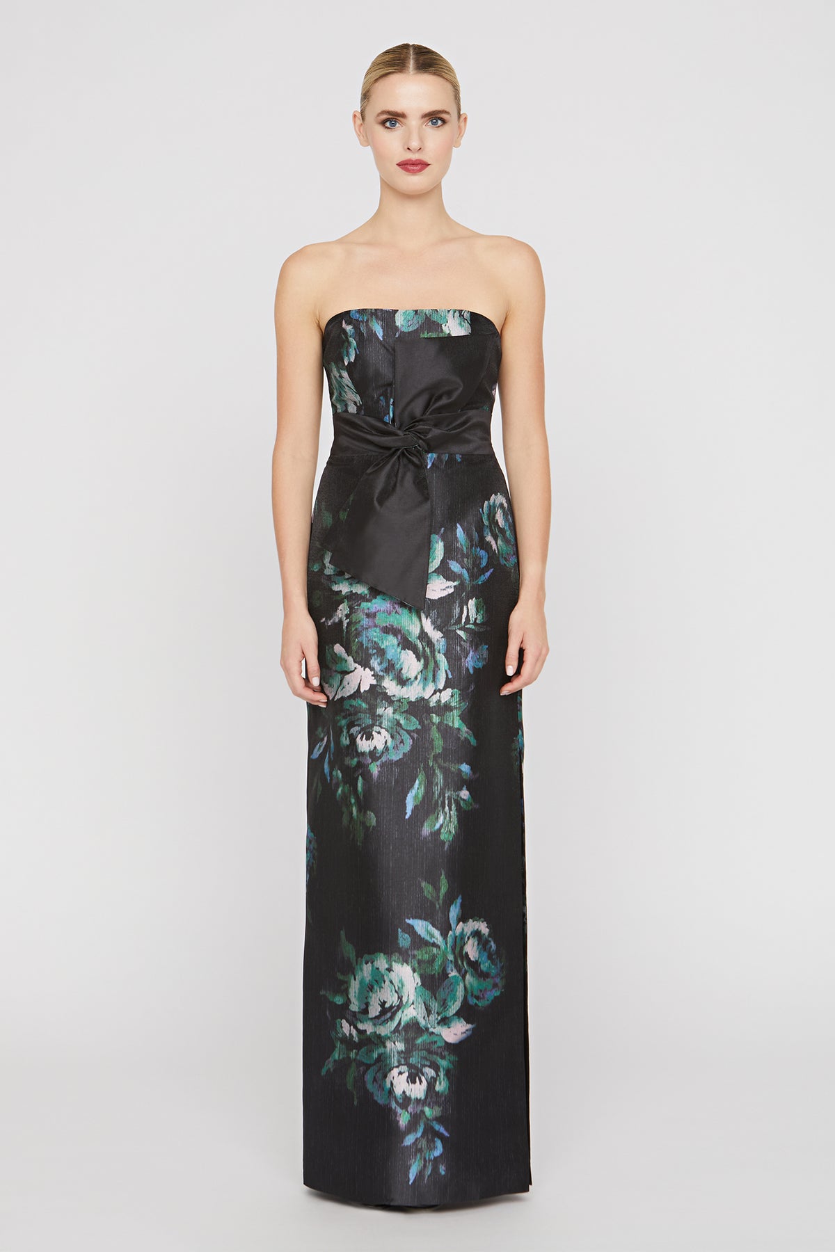 KAY UNGER CONSTANCE COLUMN GOWN