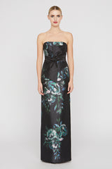 KAY UNGER CONSTANCE COLUMN GOWN