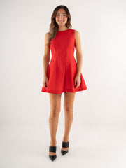 EMILY MCCARTHY VIVI DRESS CARDINAL