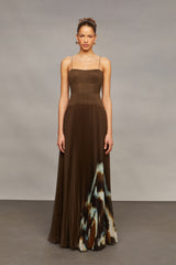 AMUR SUE PLEATED GOWN
