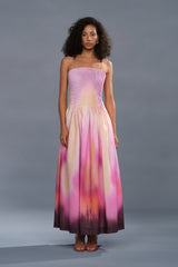 AMUR GRECIA PLEATED DRESS