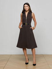 L'AGENCE KYLO BELTED SHIRT DRESS