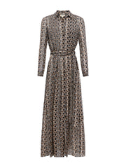 L'AGENCE KLAUDIA PIN TUCK SHIRT DRESS