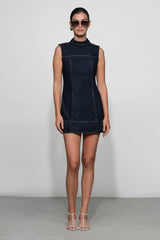 ET OCHS WINSLOW DENIM MINI DRESS