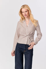 J SOCIETY TWIST FRONT TOP