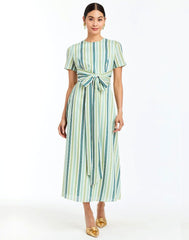 MESTIZA NOLITA SLEEVED WRAP DRESS