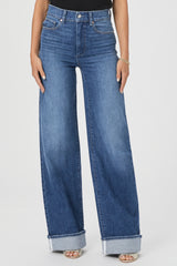 PAIGE SASHA W/ WIDE CUFF JEAN