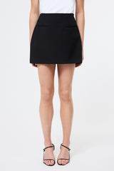 FRENCH CONNECTION AZRA TWILL WELT MINI SKIRT