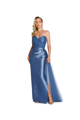 NICOLE BAKTI STRAPLESS W/ TULLE DRESS