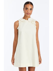 MESTIZA JUNIPER SHIFT MINI DRESS W EMBROIDERY APPL