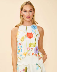 MESTIZA PRISM SCALLOP TANK TOP