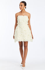 MESTIZA DOTTICE LACE MINI DRESS