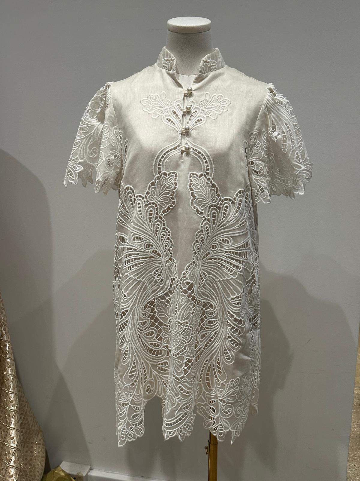 MESTIZA ELLIANA LACE MINI DRESS