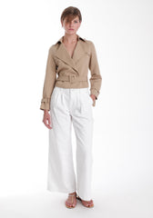 KARINA GRIMALDI PRISCILLA CROPPED JACKET