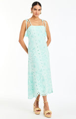 MESTIZA SALVADOR TASSEL MIDI DRESS